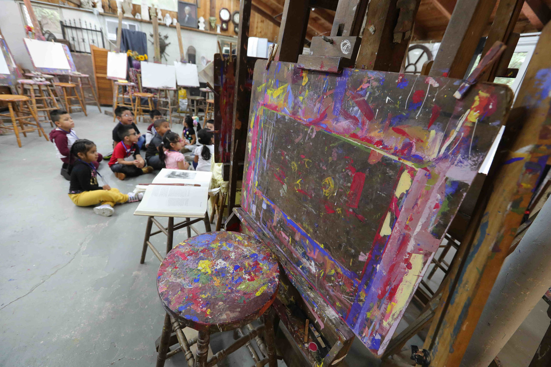 Gateway Head Start of Vineland hands on art experience at The Barn Studio of Art
